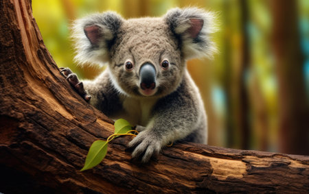 Portrait of a Young Koala.の素材