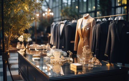 Opulent Fashion A Glimpse into High End Boutique Luxurious Garmentsの素材