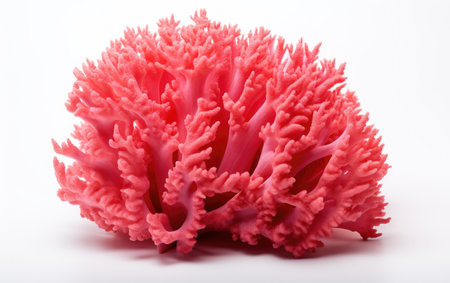 Cute Light Pink Coral Isolated on White Backgroundの素材