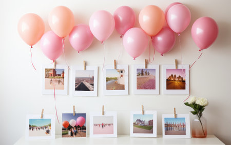 Attractive Party Invitations Isolated On White Backgroundの素材