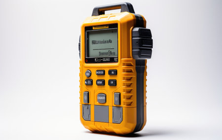 Good Looking Portable Formaldehyde Detector Isolated on White Backgroundの素材