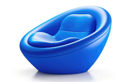 Amazing Blissful Bounce Seat Isolated On White Backgroundの素材