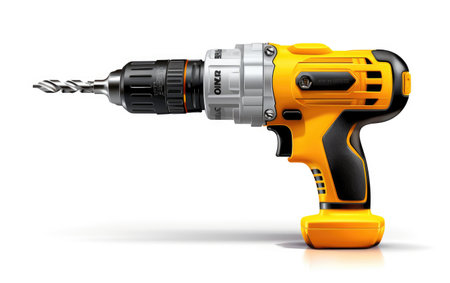 Screwdriver Showcase on White or PNG Transparent Backgroundの素材