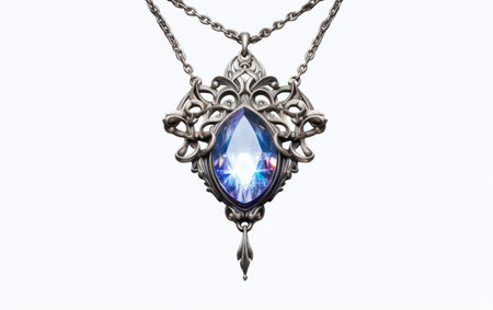Elegant Jewelry on White or PNG Transparent Backgroundの素材