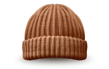 Warm Headwear on White or PNG Transparent Backgroundの素材