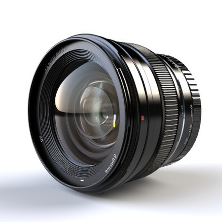 Lens Filter Case Photo on White or PNG Transparent Backgroundの素材
