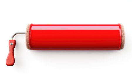 Painting Essential Roller on White or PNG Transparent Backgroundの素材