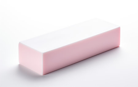 Exploring the Fine Details of Artistic Correction with a Vinyl Eraser Isolated on a Transparent Background PNG.の素材