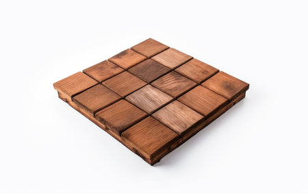 Capturing the Beauty of the Deck Tile in a Photo Isolated on a Transparent Background PNG.の素材
