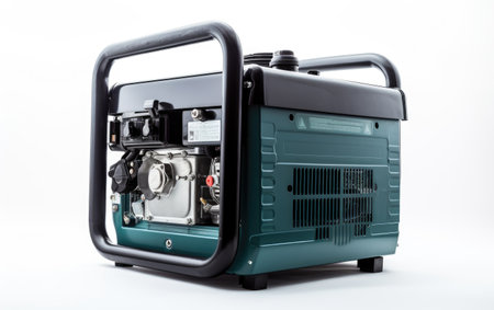A Photo Journey of Portable Generators Isolated on a Transparent Background PNG.の素材