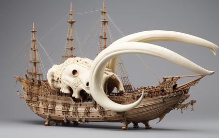 A Realistic Image Showcase of the Ivory Voyager on White or PNG Transparent Backgroundの素材