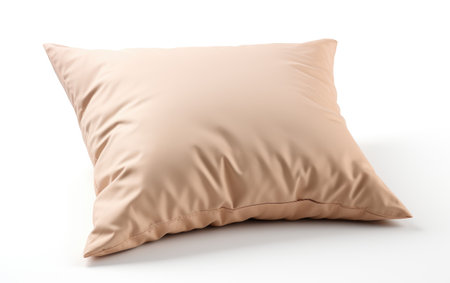 Zen Oasis Comforts Serene Supportive Cushion on White or PNG Transparent Backgroundの素材
