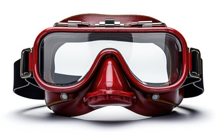 Equipment Essential Firemans Goggle Tool on White or PNG Transparent Backgroundの素材