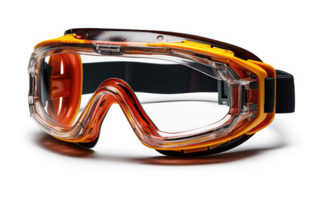 Essential Equipment Firemans Eyewear on White or PNG Transparent Backgroundの素材