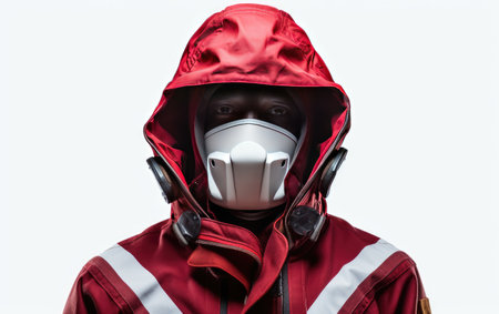 Hood Firemans Nomex Safety Gear on White or PNG Transparent Backgroundの素材