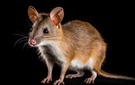 Bandicoots Agile Foragers Isolated on White Backgroundの素材
