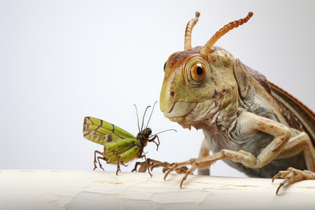 Arboreal Companions Perched Harmony Unique Pairing on a White or Clear Surface PNG Transparent Backgroundの素材