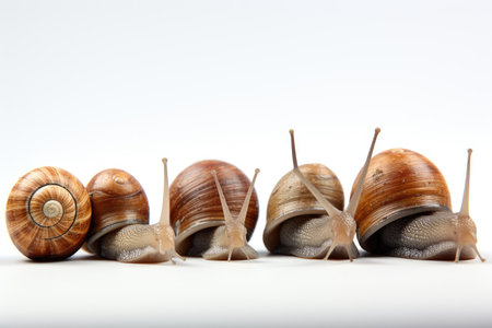 Slow Motion Crew Natures Travelers on a White or Clear Surface PNG Transparent Backgroundの素材