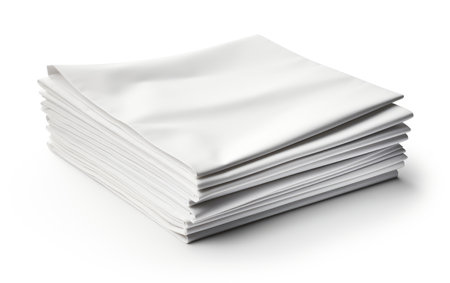 Written Wisdom Documents Timeless Pages on a White or Clear Surface PNG Transparent Backgroundの素材