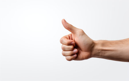 Nonverbal Communication Mans Pointing Gestures on a White or Clear Surface PNG Transparent Backgroundの素材