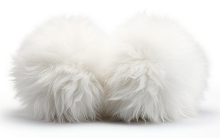 Fluffy Clouds Dense Puffs Converge on a White or Clear Surface PNG Transparent Backgroundの素材