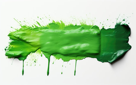 Colorful Celebration Green Holi Powder on a White or Clear Surface PNG Transparent Backgroundの素材