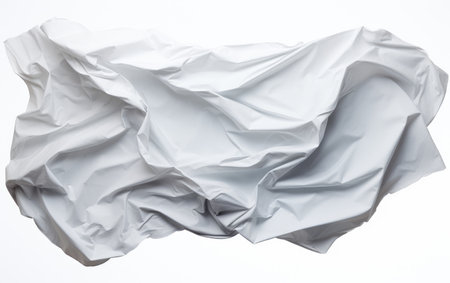 Torn Page Twisted Paper Chronicle on a White or Clear Surface PNG Transparent Backgroundの素材