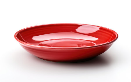 Vibrant Red Culinary Brilliance Showcased on a White or Clear Surface PNG Transparent Backgroundの素材