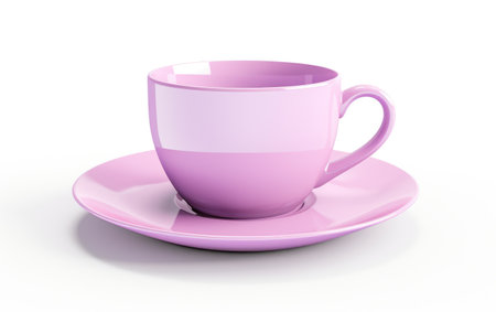 Overflowing Sip Cups Warmth Stories on a White or Clear Surface PNG Transparent Backgroundの素材