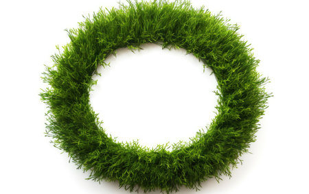 Grassland Revolve Completing Natures Circle on a White or Clear Surface PNG Transparent Backgroundの素材