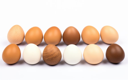 Artistic Touch Handcrafted Easter Egg on a White or Clear Surface PNG Transparent Backgroundの素材