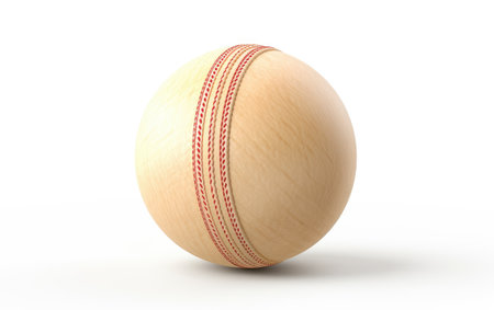 HardBall Cricket Sphere Athletic Resilience on a White or Clear Surface PNG Transparent Backgroundの素材