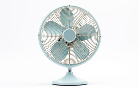 Air Circulation Essential Cooling Fan on a White or Clear Surface PNG Transparent Backgroundの素材