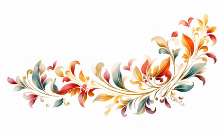 Festive Borders Splash of Vibrant Colors on a White or Clear Surface PNG Transparent Backgroundの素材