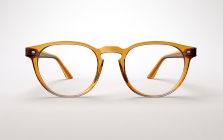 Spectacles Resting Tables Fashion Statement on a White or Clear Surface PNG Transparent Backgroundの素材