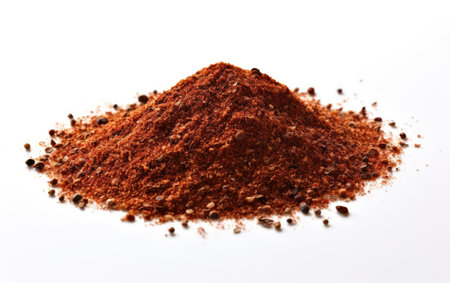 Zesty Ground Pepper Crushed Essence on a White or Clear Surface PNG Transparent Backgroundの素材