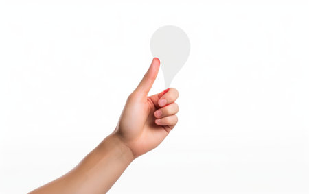 Symbol of Inquiry Question Mark Explored on a White or Clear Surface PNG Transparent Backgroundの素材