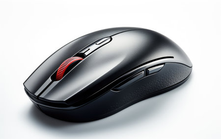 Good Looking Stylish Computer Mouse on White or PNG Transparent Backgroundの素材