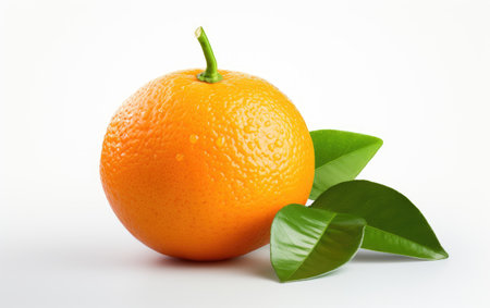 Flavorful Orange Color Clementine on White or PNG Transparent Backgroundの素材