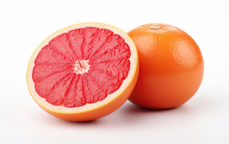 Tasty Delicious Grapefruit on White or PNG Transparent Backgroundの素材