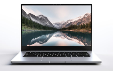Good Quality Shiny Laptop Cooling Mat on White or PNG Transparent Backgroundの素材
