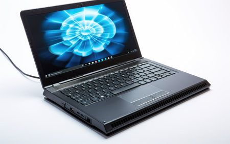 Good Quality Shiny Laptop Cooling Mat on White or PNG Transparent Backgroundの素材