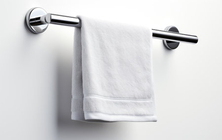 Silver Color Steel Minimalist and Wall Mounted Bathroom on White or PNG Transparent Backgroundの素材