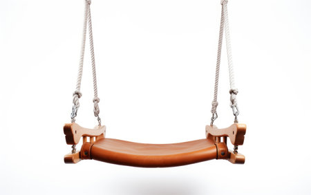 Colorful Modern Swing with a Mirror on White or PNG Transparent Backgroundの素材
