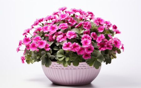 Stunning Park Flower Pot with Block on White or PNG Transparent Backgroundの素材