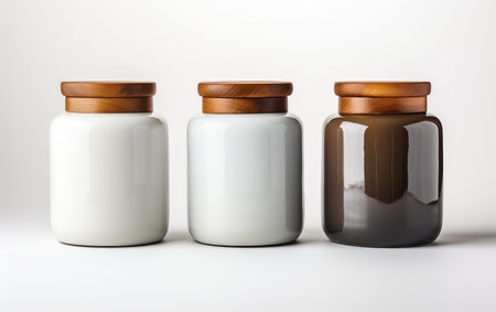Set of Gorgeous Ceramic Kitchen Stock on White or PNG Transparent Backgroundの素材