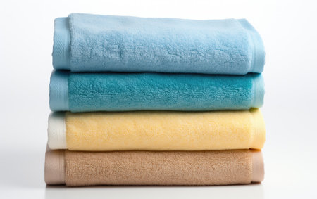 Collection of Colorful Charming Set of High Quality and Absorbent Hand on White or PNG Transparent Backgroundの素材