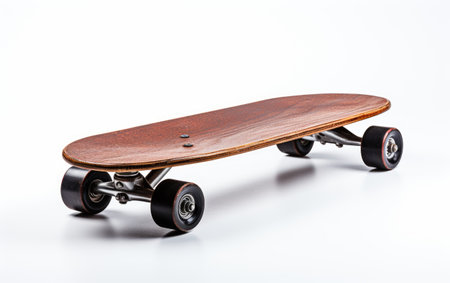 Expansive Skateboard on White or PNG Transparent Backgroundの素材