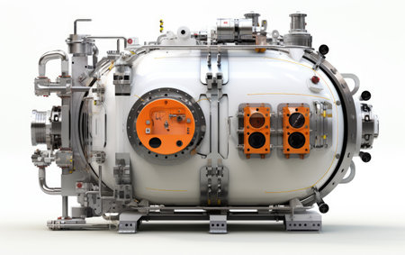 Dangerous Specialized Chemical Reactor on White or PNG Transparent Backgroundの素材