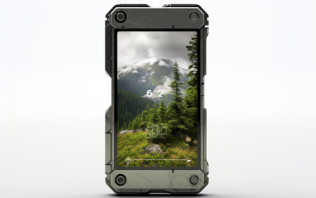 Sustainable Design Modular Smartphone Evolution on a White or Clear Surface PNG Transparent Backgroundの素材